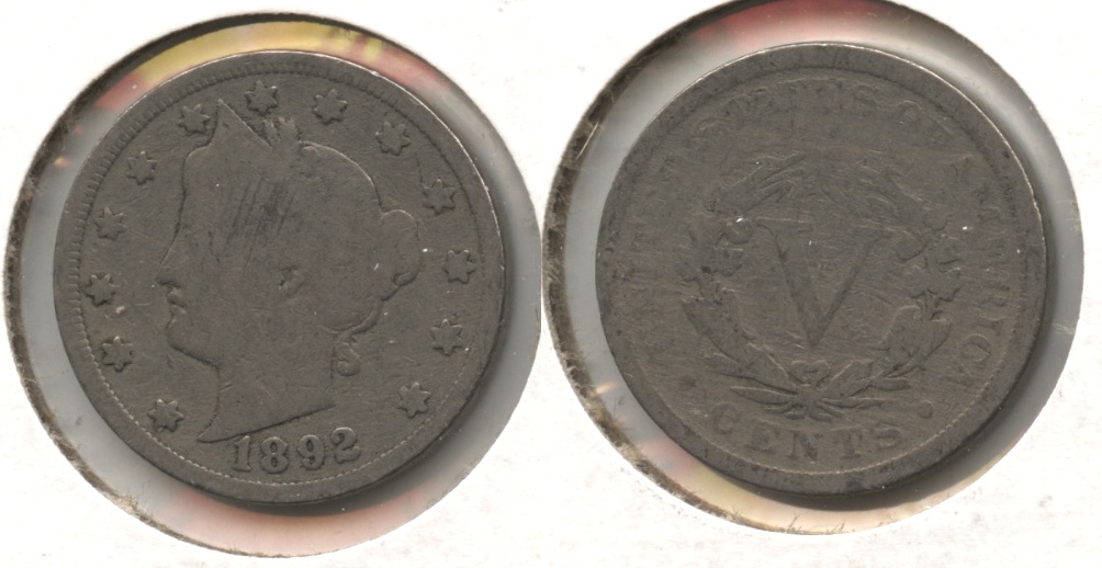 1892 Liberty Head Nickel Good-4 #af