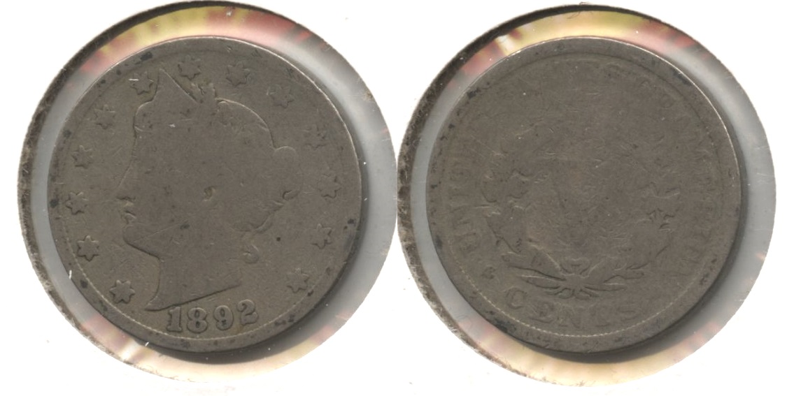 1892 Liberty Head Nickel Good-4 #an