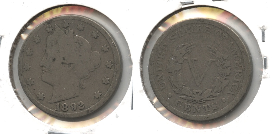 1892 Liberty Head Nickel Good-4 #x