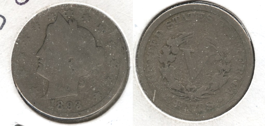 1893 Liberty Head Nickel Good-4 #ab
