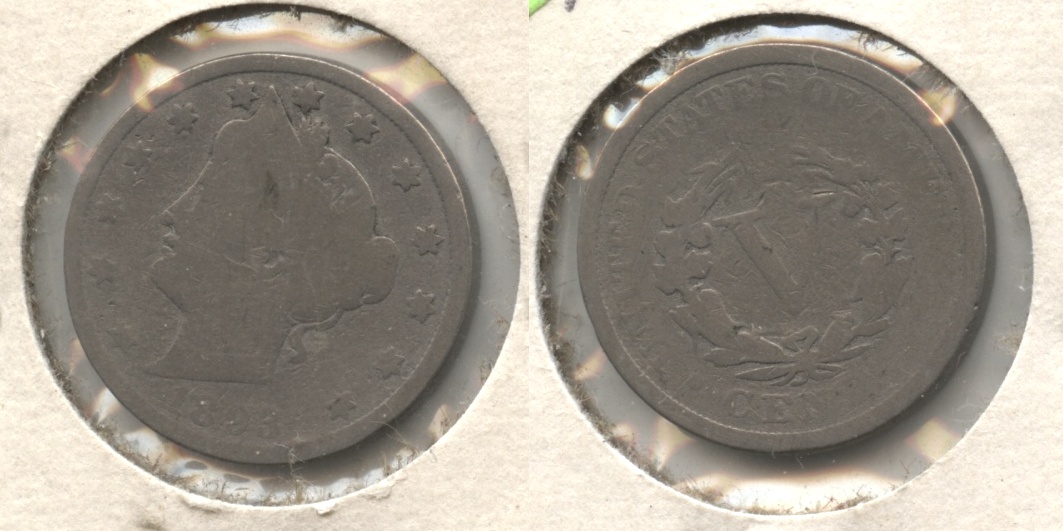 1893 Liberty Head Nickel Good-4 #af