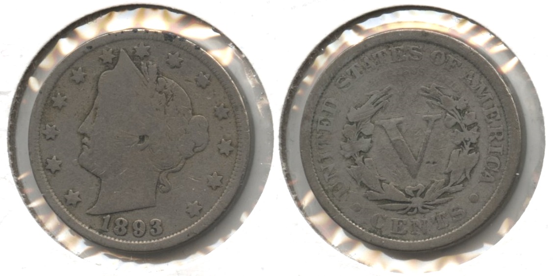 1893 Liberty Head Nickel Good-4 #al