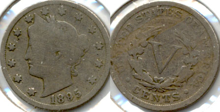 1895 Liberty Head Nickel Good-4 g