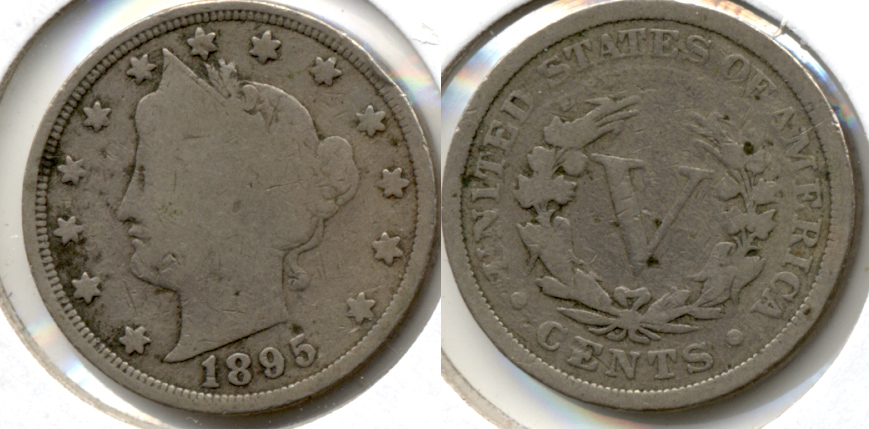 1895 Liberty Head Nickel Good-4 r