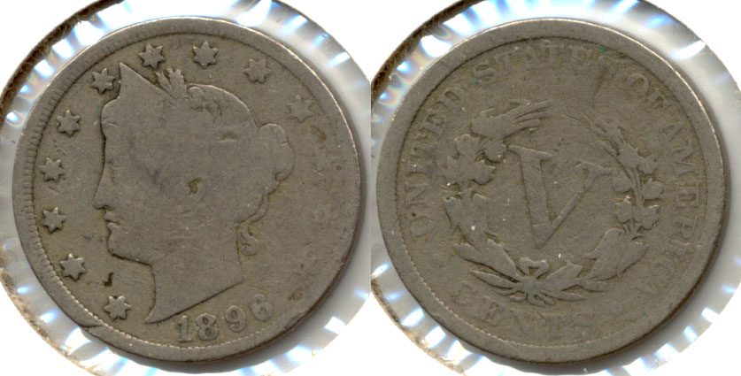 1896 Liberty Head Nickel Good-4 d
