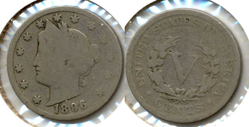 1896 Liberty Head Nickel Good-4 g