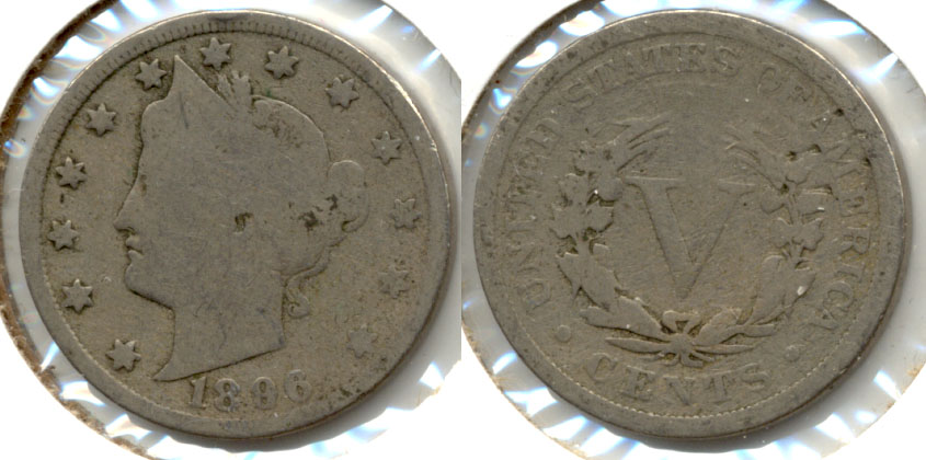 1896 Liberty Head Nickel Good-4 p