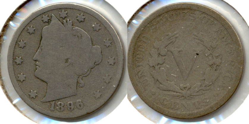 1896 Liberty Head Nickel Good-4 t