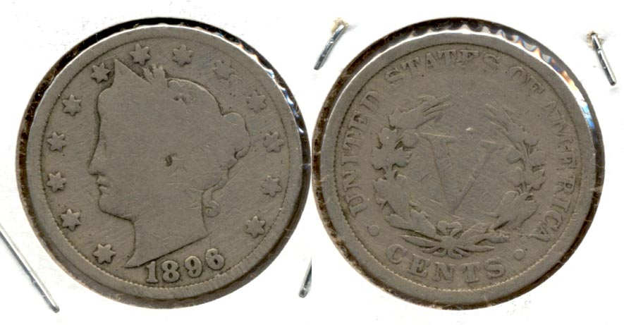 1896 Liberty Head Nickel Good-4 w