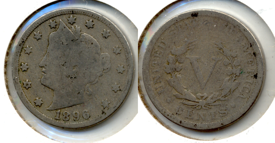 1896 Liberty Head Nickel Good-4 y