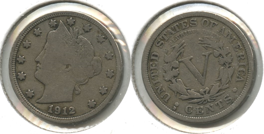 1912-D Liberty Head Nickel VG-8 #l