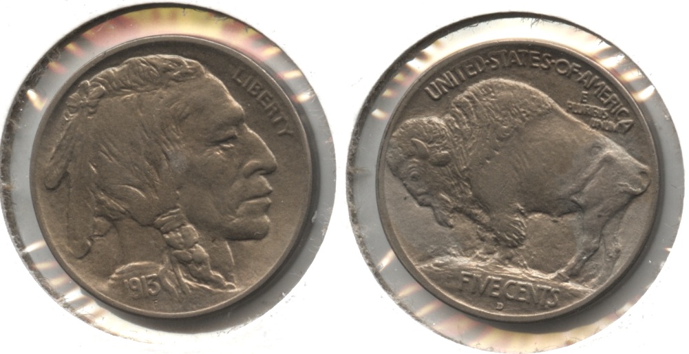1913-D Type 1 Buffalo Nickel MS-64