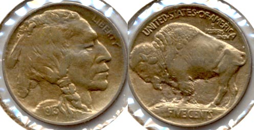 1913 Type 1 Buffalo Nickel AU-50 b