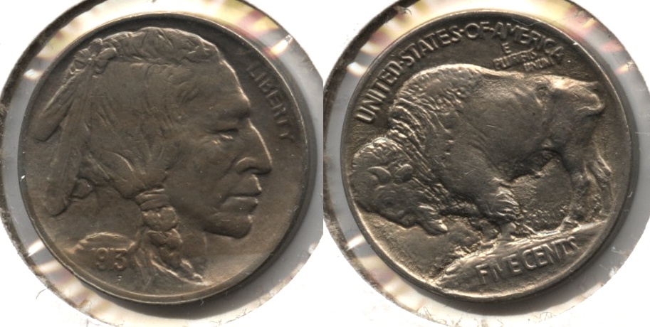 1913 Type 1 Buffalo Nickel AU-58 a