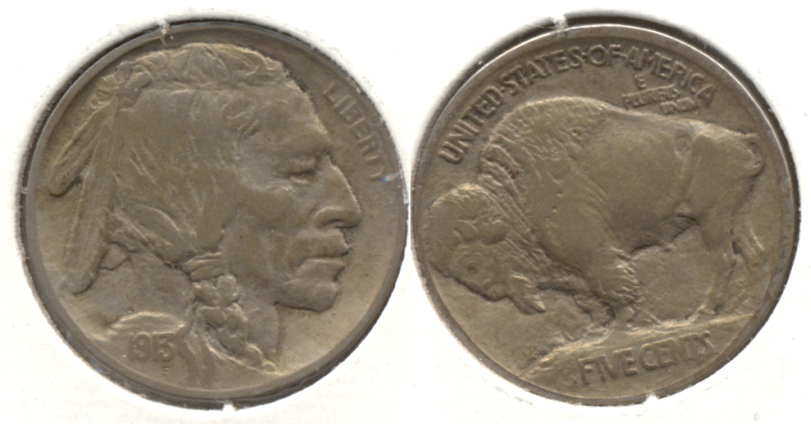1913 Type 1 Buffalo Nickel EF-40 a