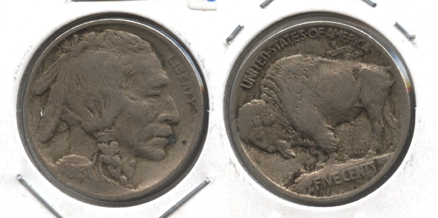 1913 Type 1 Buffalo Nickel Fine-12 #ab