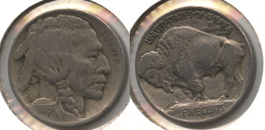 1913 Type 1 Buffalo Nickel Fine-12 #t