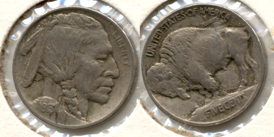 1913 Type 1 Buffalo Nickel VF-20 b