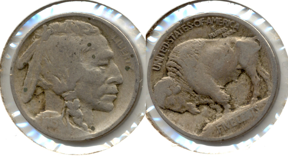 1913 Type 1 Buffalo Nickel VG-8 a Obverse Spots