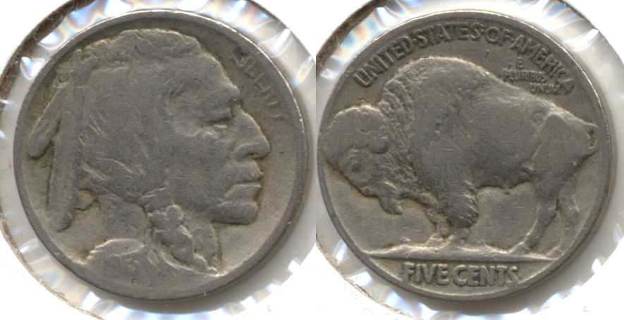 1913 Type 2 Buffalo Nickel Fine-12 e