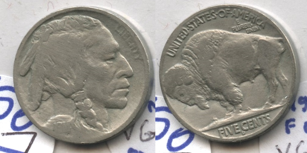 1914-D Buffalo Nickel VG-8 #a Cleaned