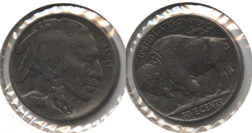 1914 Buffalo Nickel EF-40 Dark