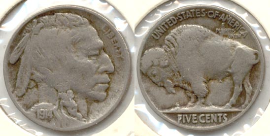 1914 Buffalo Nickel Fine-12