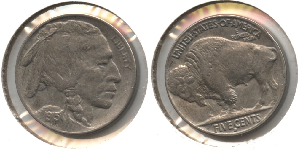 1915-D Buffalo Nickel AU-50