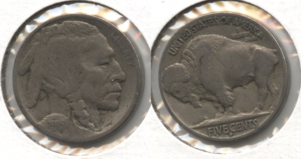 1915-D Buffalo Nickel VG-10