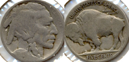 1915 Buffalo Nickel AG-3 b
