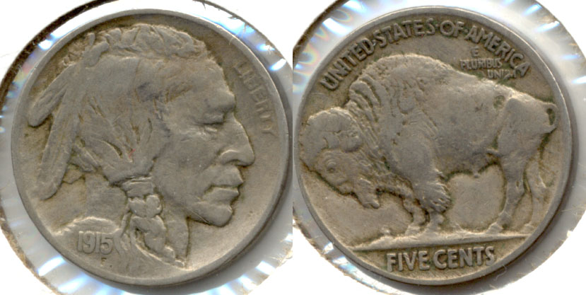 1915 Buffalo Nickel Fine-15
