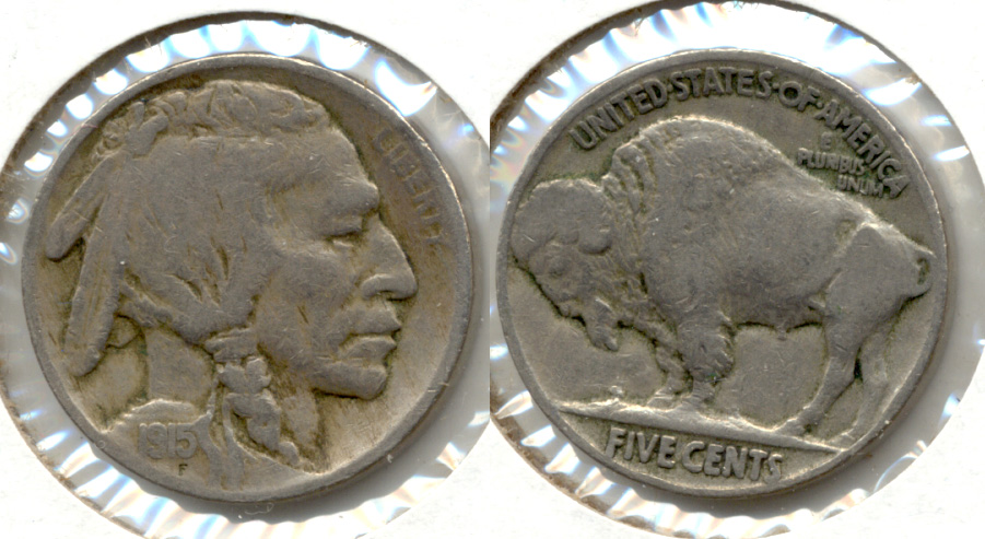 1915 Buffalo Nickel VG-8 h