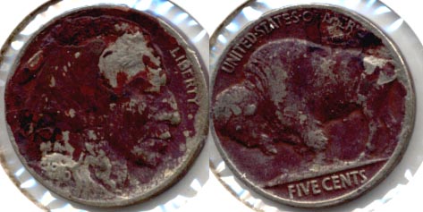 1916 Buffalo Nickel Fine-12 b Dark