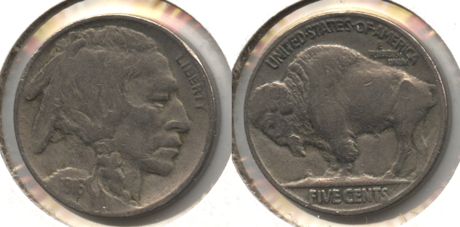 1916 Buffalo Nickel Fine-12 #y
