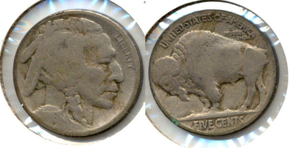 1916 Buffalo Nickel Good-4 r Edge Corrosion