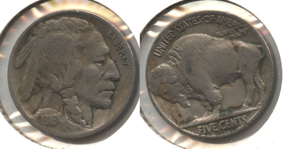 1916 Buffalo Nickel VG-8 #as Reverse Corrosion