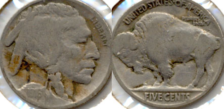 1916 Buffalo Nickel VG-8 g