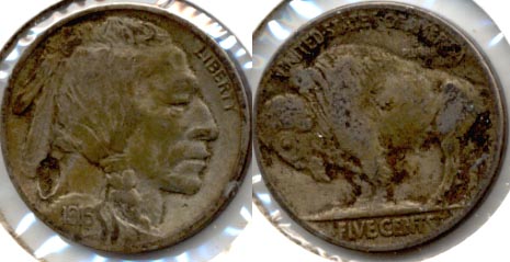 1916 Buffalo Nickel VG-8 i Dark