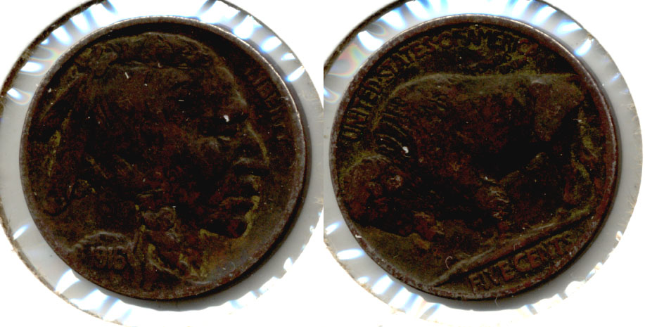1916 Buffalo Nickel VG-8 r Dark