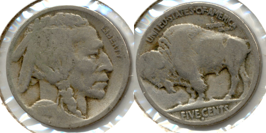 1917-D Buffalo Nickel AG-3 a