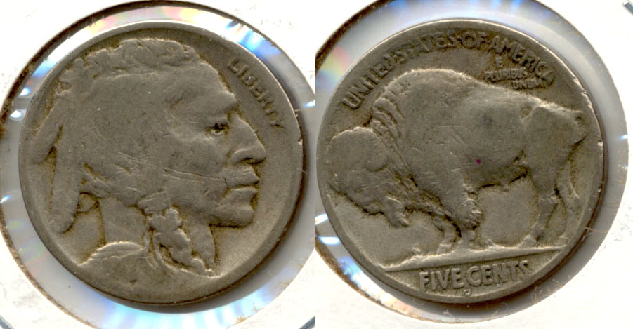 1917-D Buffalo Nickel AG-3 d
