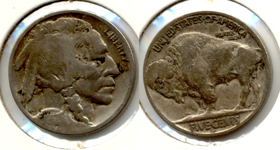 1917-D Buffalo Nickel AG-3 f