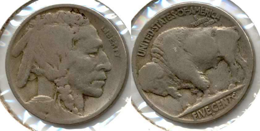 1917-D Buffalo Nickel Good-4