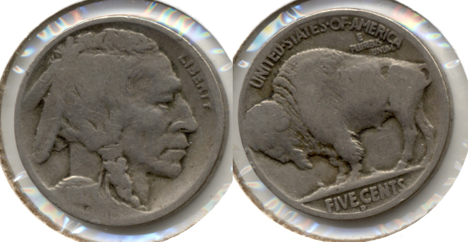 1917-D Buffalo Nickel Good-4 e