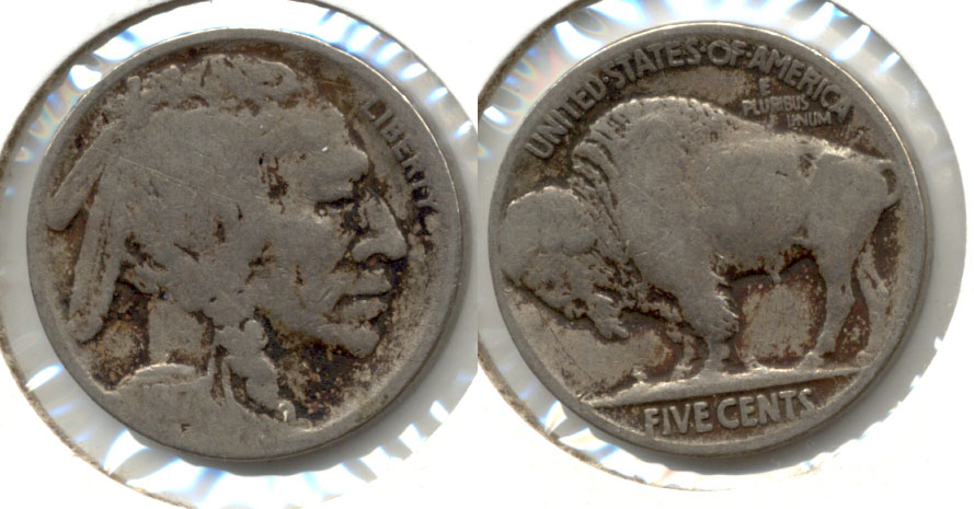 1917 Buffalo Nickel Good-4 al Dark