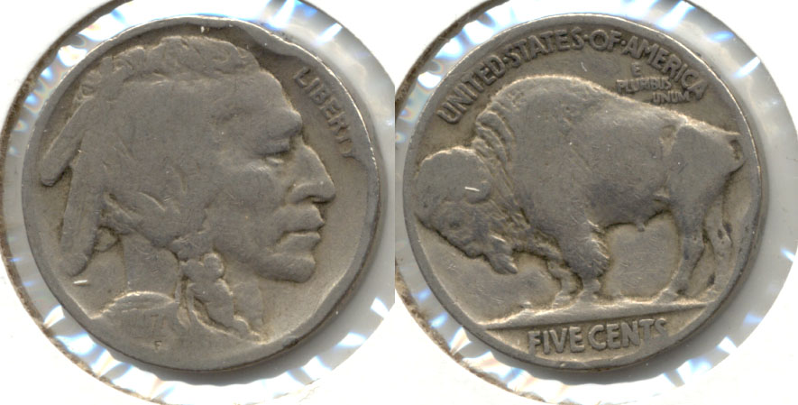 1917 Buffalo Nickel Good-4 an Rim Bump