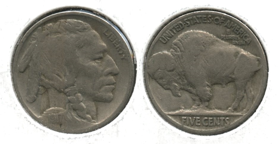 1917 Buffalo Nickel VG-8 #ao