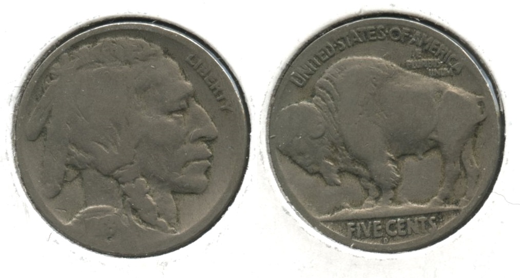 1918-D Buffalo Nickel Good-4 #h