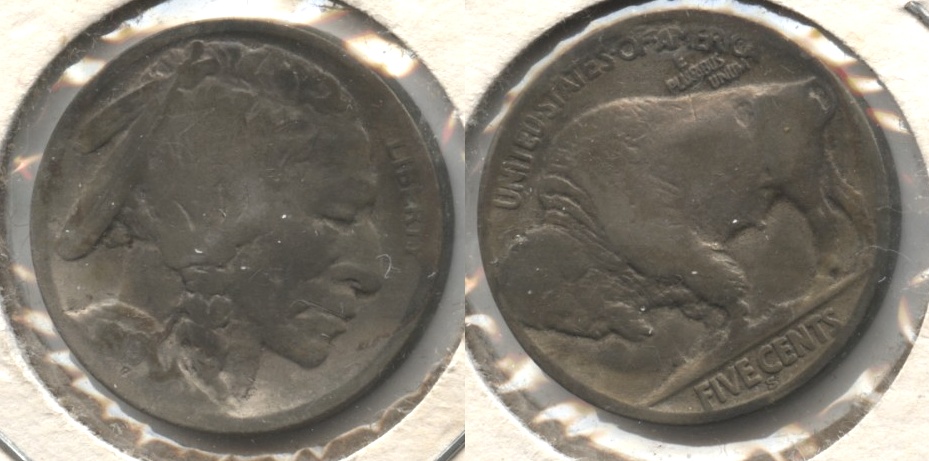 1919-S Buffalo Nickel Good-4 Cleaned