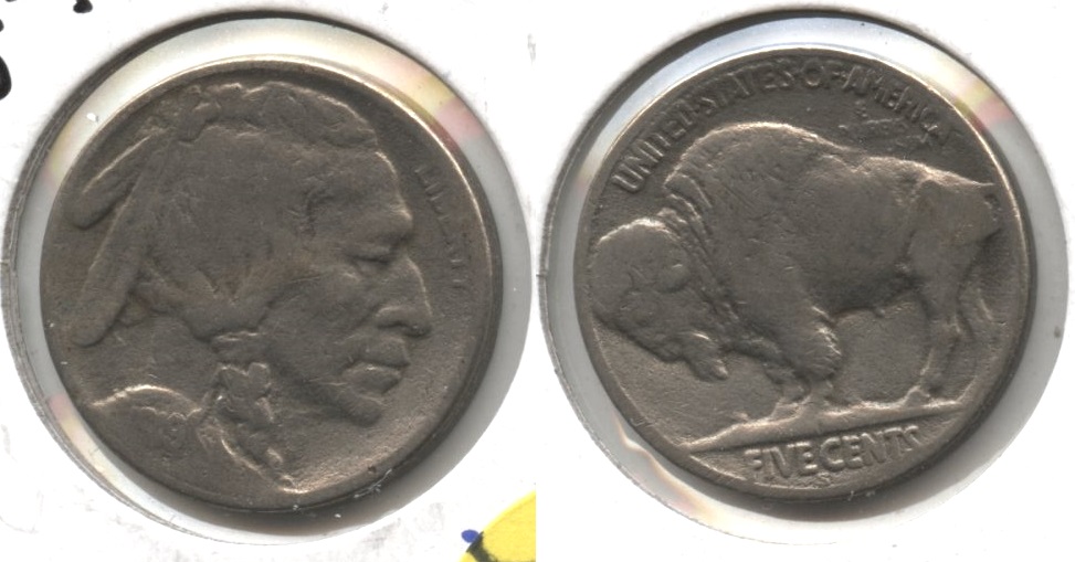 1919-S Buffalo Nickel VG-8 #b Obverse Scratch